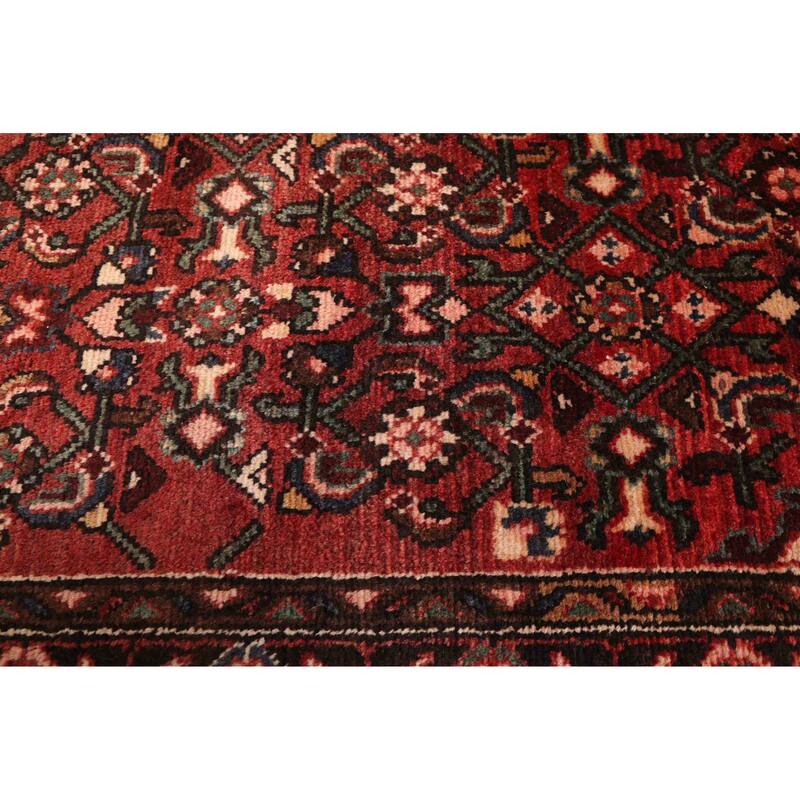 ECARPETGALLERY Hand-knotted Andelz Red Wool Rug - 3'5 x 7'3
