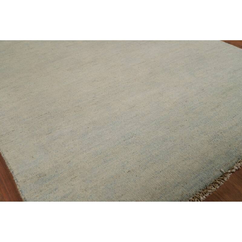 Modern Gabbeh Oriental Foyer Rug Multi-Color Handmade Wool Carpet - 3'2"x 4'11"