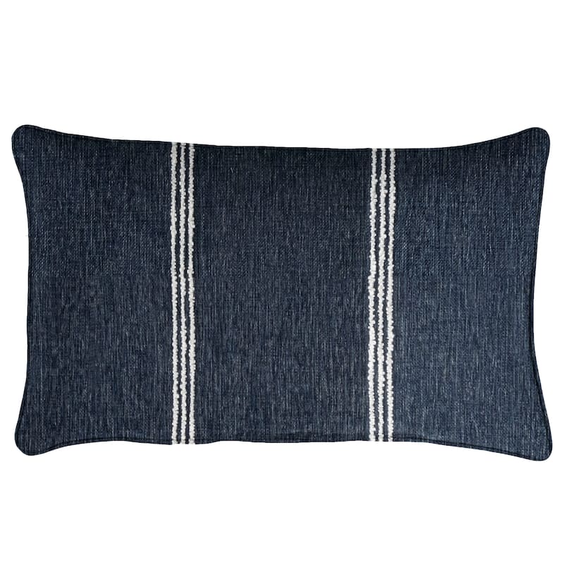 Sunbrella Textured Indoor/Outdoor Corded Lumbar Pillow (Single)