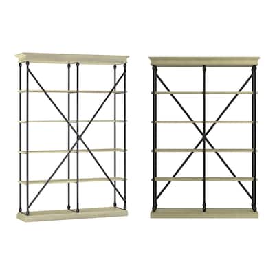 Dubrovnik Cornice Double Shelving Bookcase