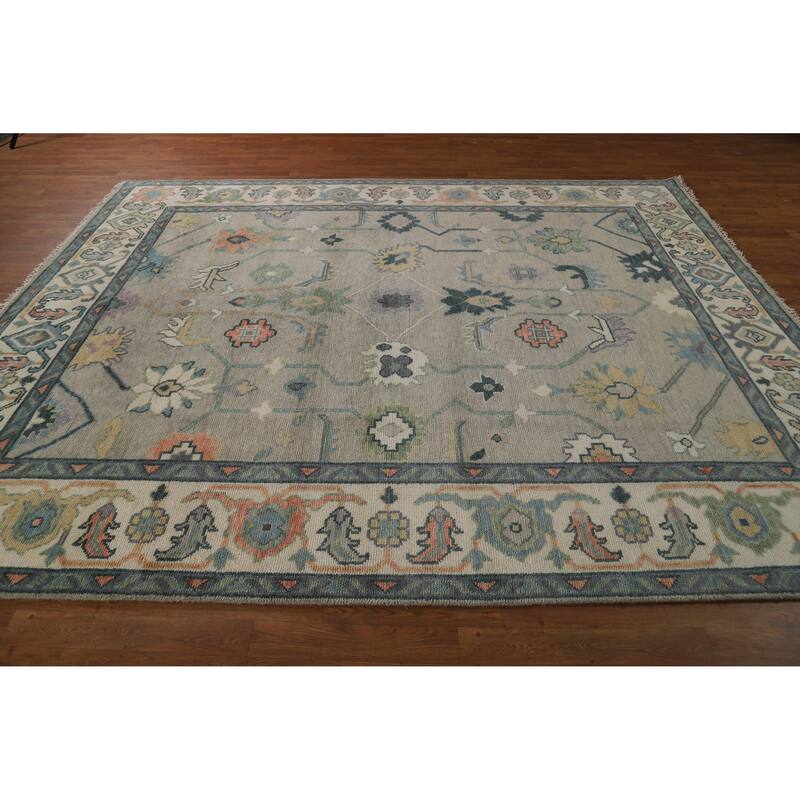 Oushak Indian Area Rug Handmade Oriental Wool Carpet - 8'2" x 10'0"