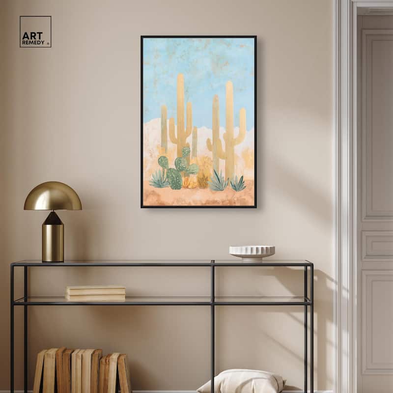 Cactus Canvas by Art Remedy