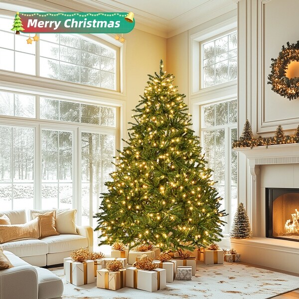 White christmas tree pre lit 7ft new arrivals