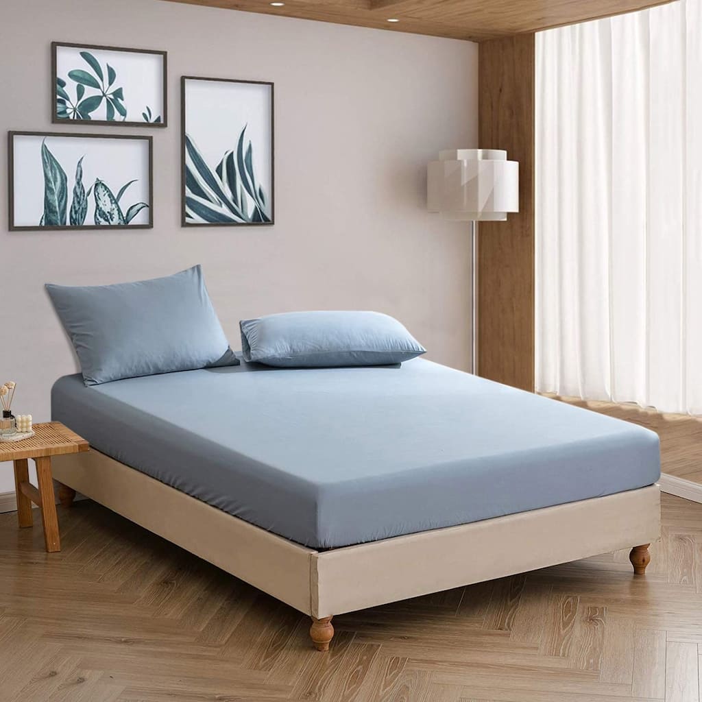 GOTS Certified 300TC Organic Cotton Fitted Sheet Extra Deep Pockets