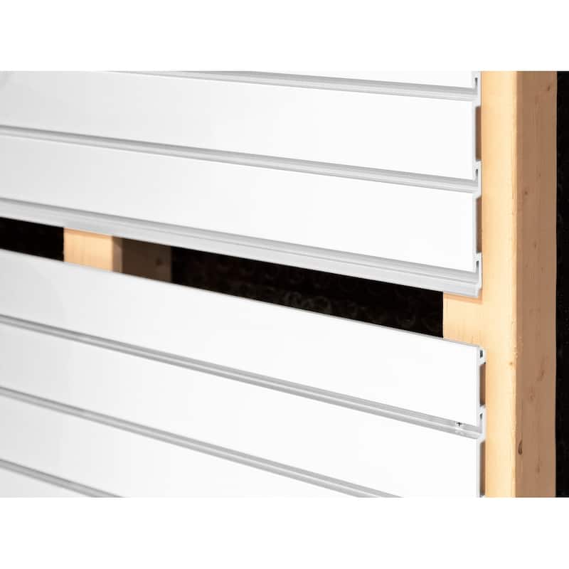 NewAge Products 40 sq ft. PVC Slatwall (Pack of 6)
