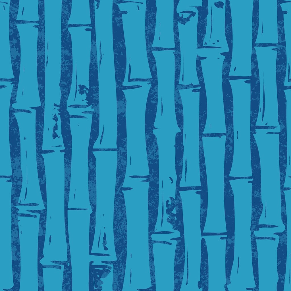 RoomMates SpongeBob SquarePants Bamboo Blue Peel and Stick Wallpaper - N/A