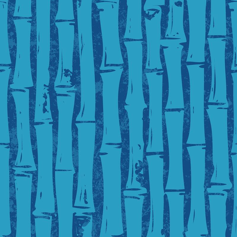 RoomMates SpongeBob SquarePants Bamboo Blue Peel and Stick Wallpaper - N/A