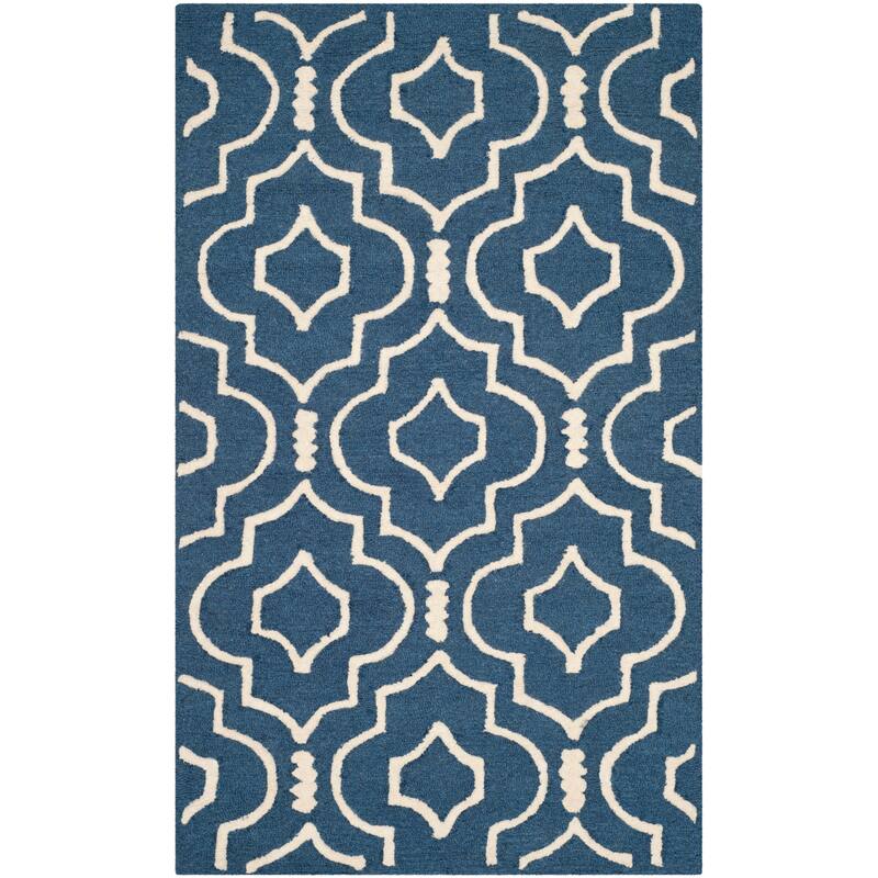 SAFAVIEH Handmade Cambridge Smaragda Modern Wool Rug