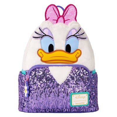 Daisy Duck 85th Anniversary Sequin Plush Cosplay Mini Backpack