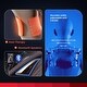 preview thumbnail 25 of 26, Ghaw Modern Faux Leather LED Zero Gravity Massage Chair with Bluetooth Speaker and USB Port by Furniture of America