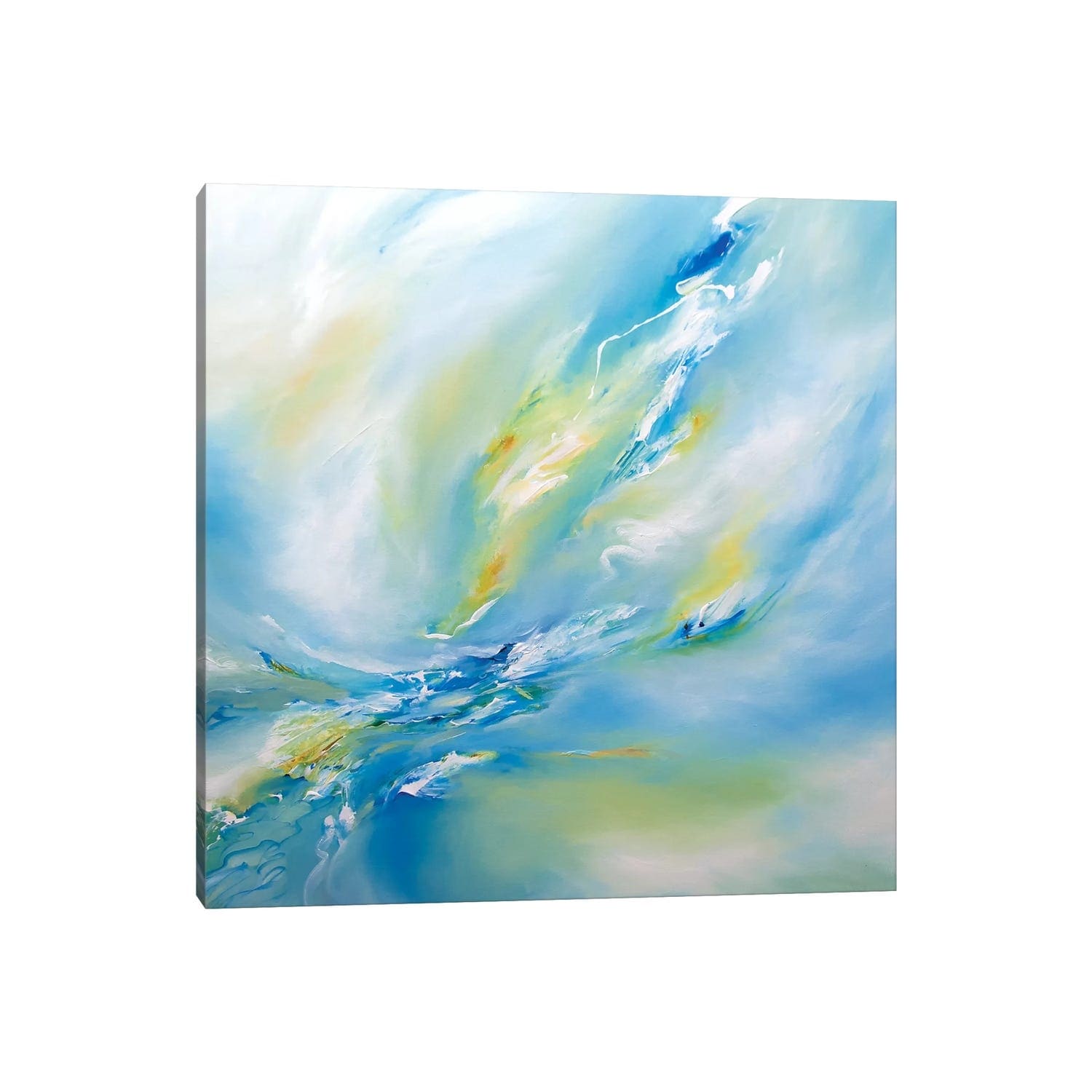 iCanvas "Blue Flush" by J.A Art Canvas Print