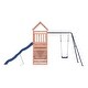 preview thumbnail 6 of 21, vidaXL Swing Set Outdoor Backyard Wooden Playground Equipment for Kids Age 3-8