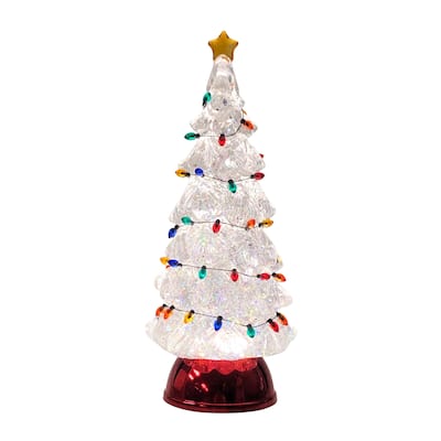 LED Christmas Tree with Holiday Lights 11.5"H - N/A