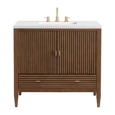 James Martin Vanities 485-V36-3WZ Myrrin 36" Single Basin Wood Vanity