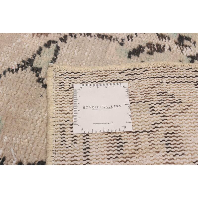 ECARPETGALLERY Hand-knotted Antalya Vintage Grey Wool Rug - 5'7 x 9'9