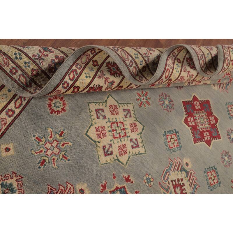 Kazak Area Rug Handmade Wool Carpet - 8'2" x 10'3"