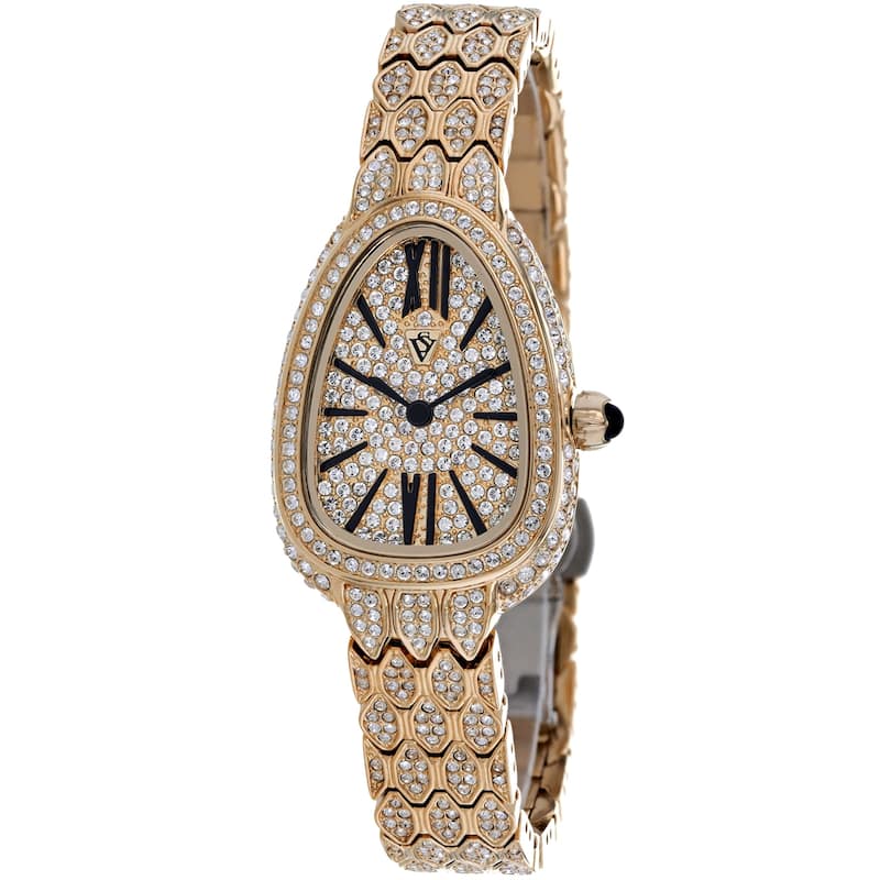 Christian Van Sant Women's Bella Rose Gold Dial Watch - CV4602 - Rose Gold - 6 (36)
