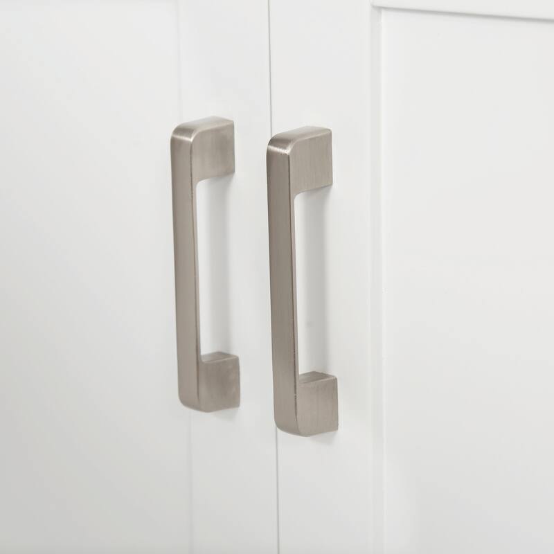 30" Bathroom Vanity with 2 Doors & 2 Drawers, Adjustable Shelf, Soft-Close Hinges and Damped Drawer Slides