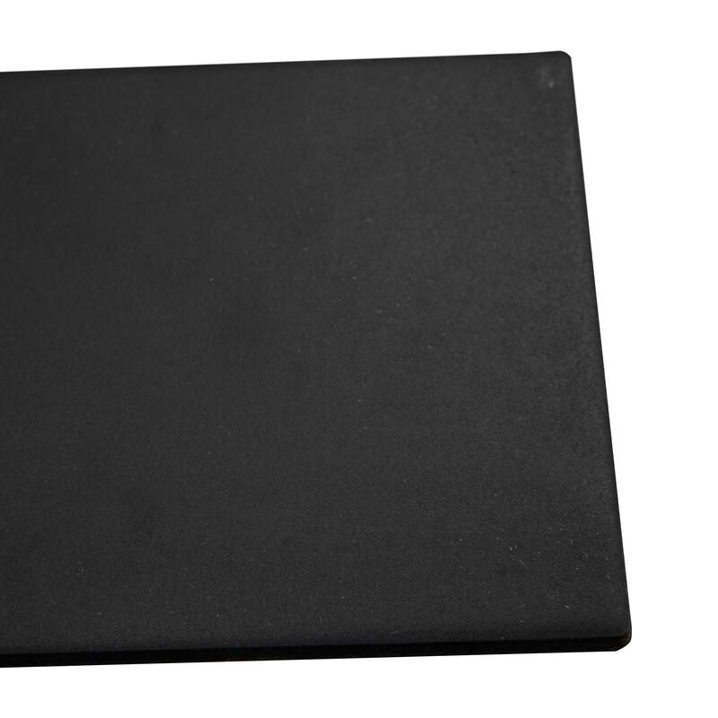 Merola Tile Piscina Brick Matte Nero 9-5/8" x 19-1/2" Porcelain Floor and Wall Tile