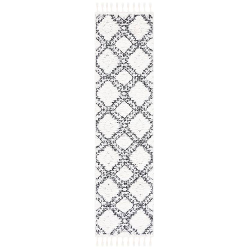SAFAVIEH Handmade Glamour Noella Floral Wool Rug - 2' x 3' - Ivory/Red - Rectangle