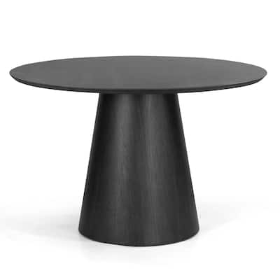 Blake Black Round Wood Dining Table