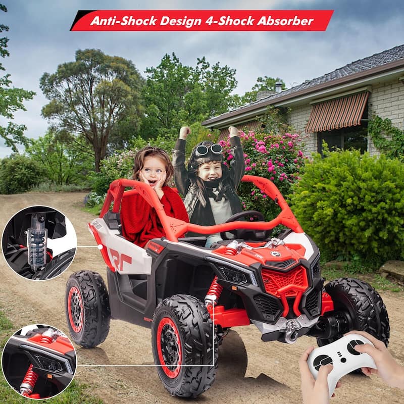 Licensed BRP Can-Am 24V 2 Seater Kids UTV Ride on Car with Remote Control