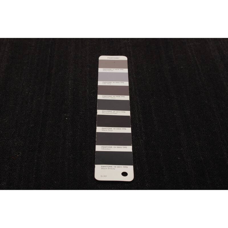 Kashkuli Gabbeh Grey Rug 4'11" x 4'11" - 4'11 x 4'11