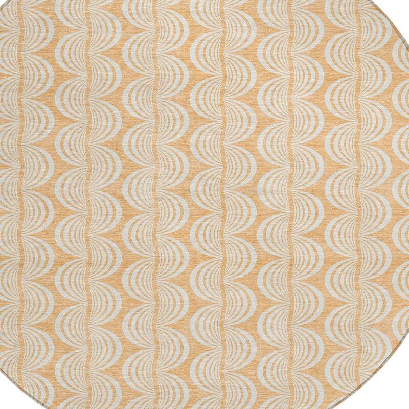 HomeRoots Ogee Transitional Rectangle Outdoor Rug