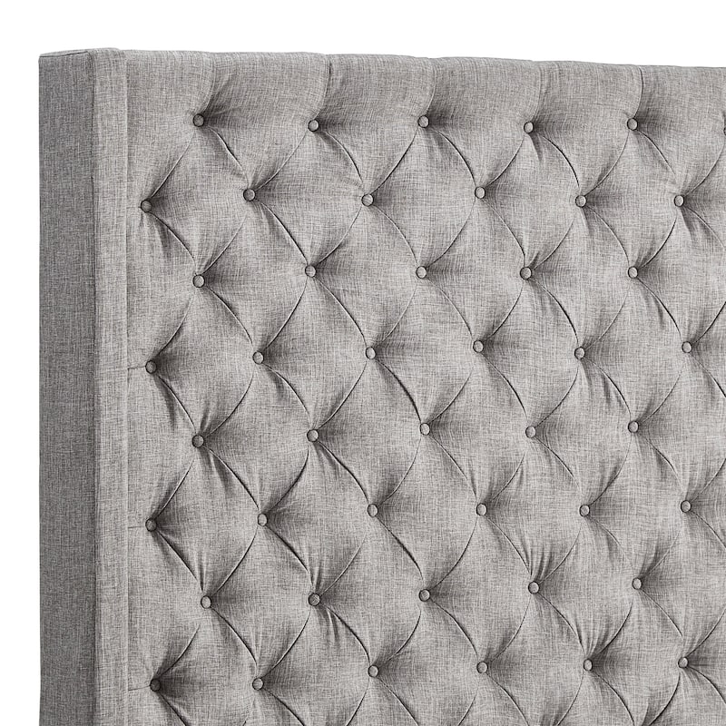 Naples Button-tufted Wingback Headboard only by iNSPIRE Q Artisan