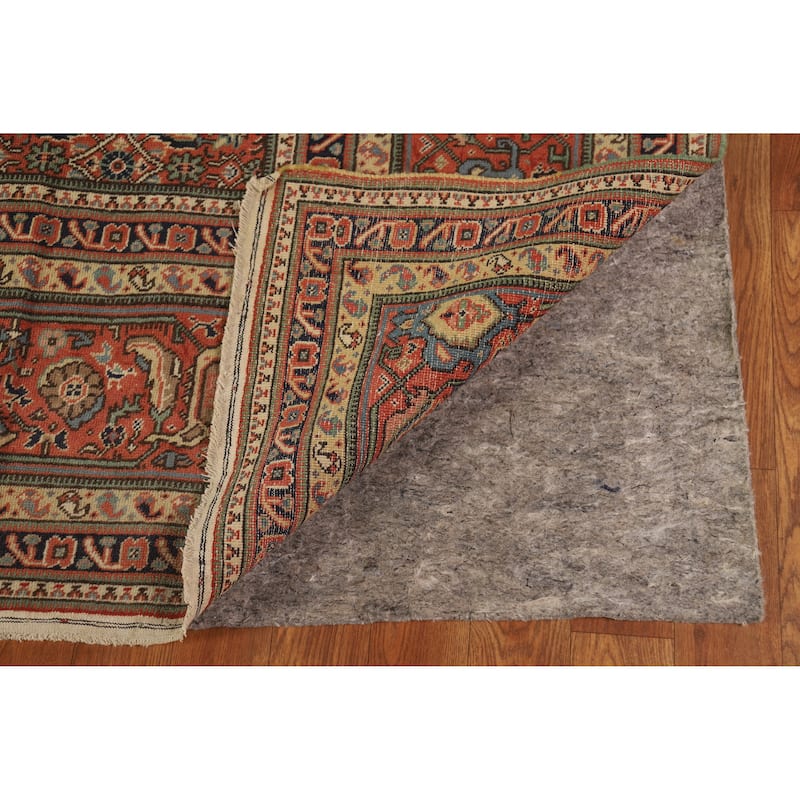 Vegetable Dye Tabriz Persian Area Rug Handmade Wool Carpet - 8'11"x 13'4"