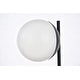 preview thumbnail 5 of 17, 1-Light Table Lamp with Frosted White Glass
