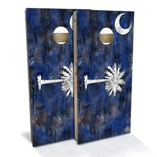 South Carolina Flag Outdoor Cornhole Board Set