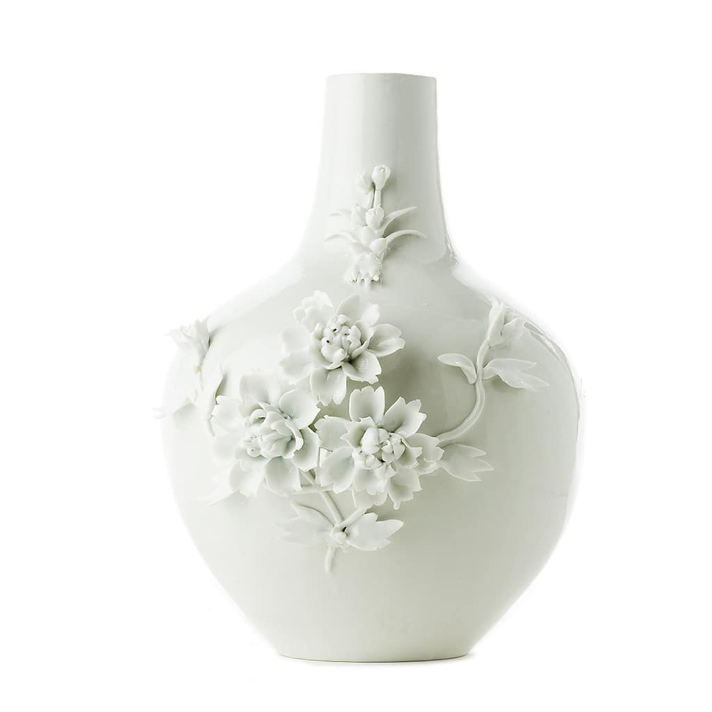 Vase 3D Rose White