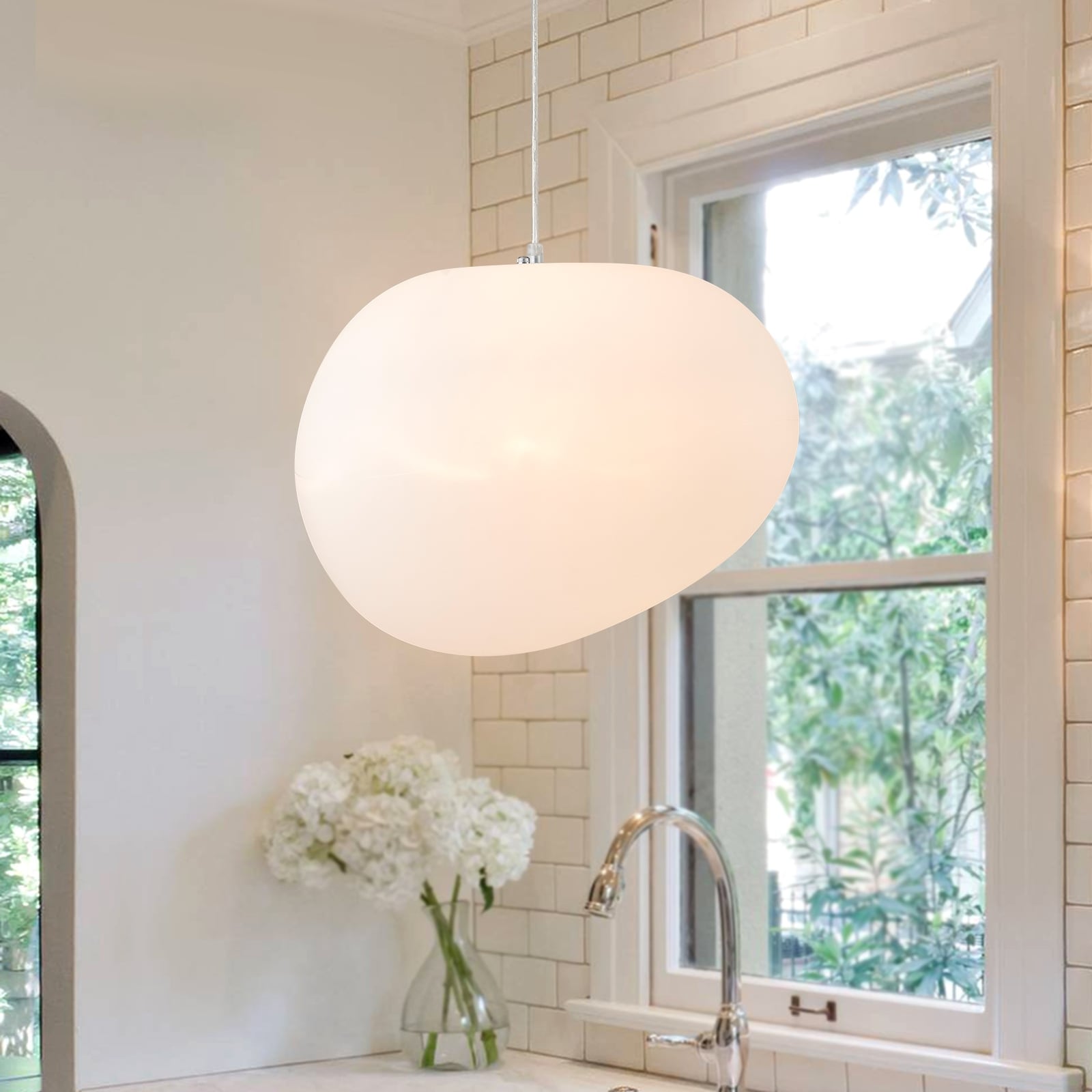 Modern Globe 1 Light Pendant Light W16.5 On Sale Bed Bath Beyond 41703898