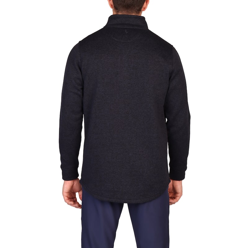 Tailorbyrd Men's Sweater Knit Snap Placket Pullover