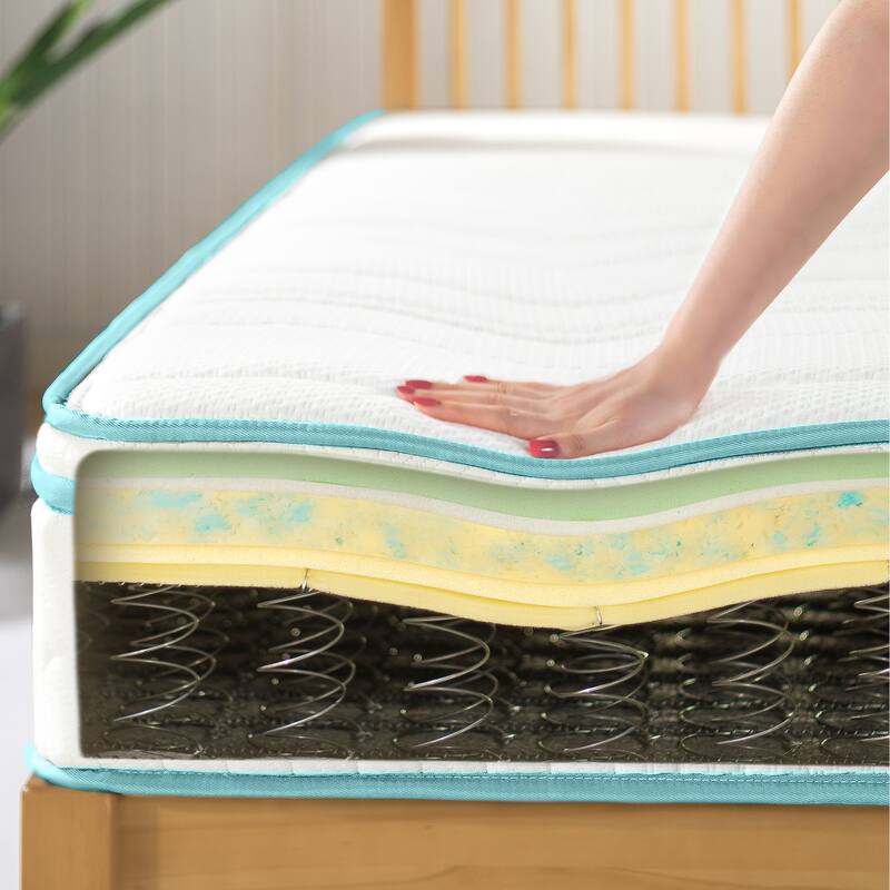 Priage by ZINUS 10 Inch Memory Foam Spring Hybrid Mattress