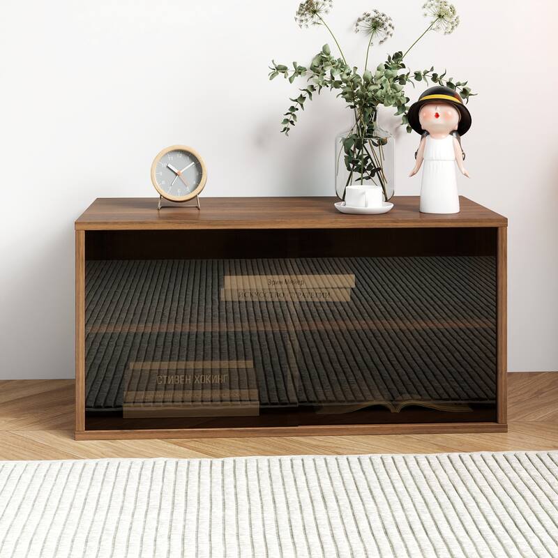 GDFStudio - Hickson 14.17"H Stackable Mounted Storage Cabinet with Shelves