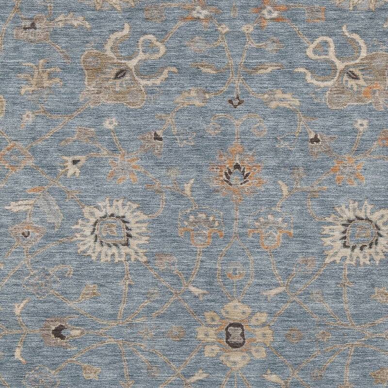 HomeRoots Floral Traditional Rectangle Outdoor Rug
