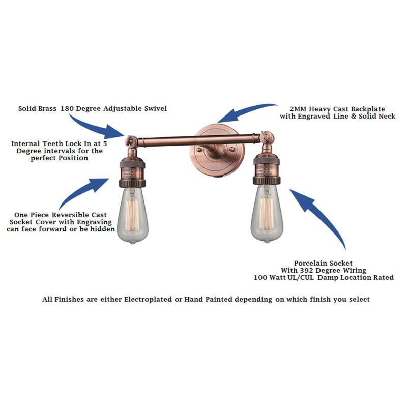 Innovations Lighting 2 Light 11" Wide Bathroom Vanity Light