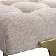 preview thumbnail 4 of 4, Uttermost Imperial Upholstered Gray Bench - 48 W X 19 H X 16 D (in)