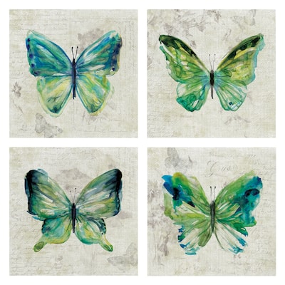 Butterfly Sketch I, II, III, IV by Carol Robinson Canvas Art Prints