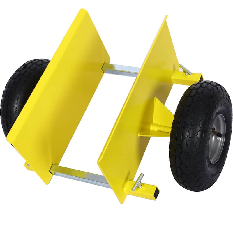 Heavy Duty Panel Dolly, 600LbS Capacity Door Dollys Pneumatic Wheels - 21.7“Lx5.9”Wx12“H