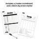 preview thumbnail 11 of 9, GSE™ 3.5" Rubber Hardwood Giant Yard Dice Set with Bucket and Yardzee & Farkle Scorecard - Giant Dice Set