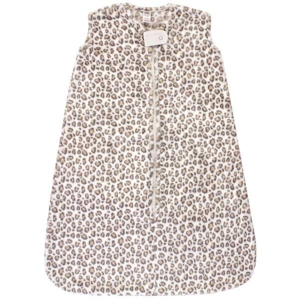 slide 1 of 1, Hudson Baby Infant Girl Plush Sleeping Bag, Sack, Blanket, Cream Leopard 12-18 Months - Cream Leopard