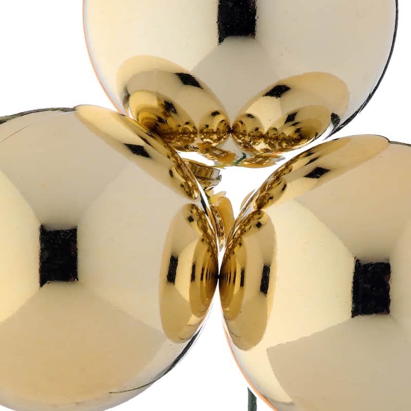 70mm Shatterproof Plastic Bunch of 3 Stemball Set of 6