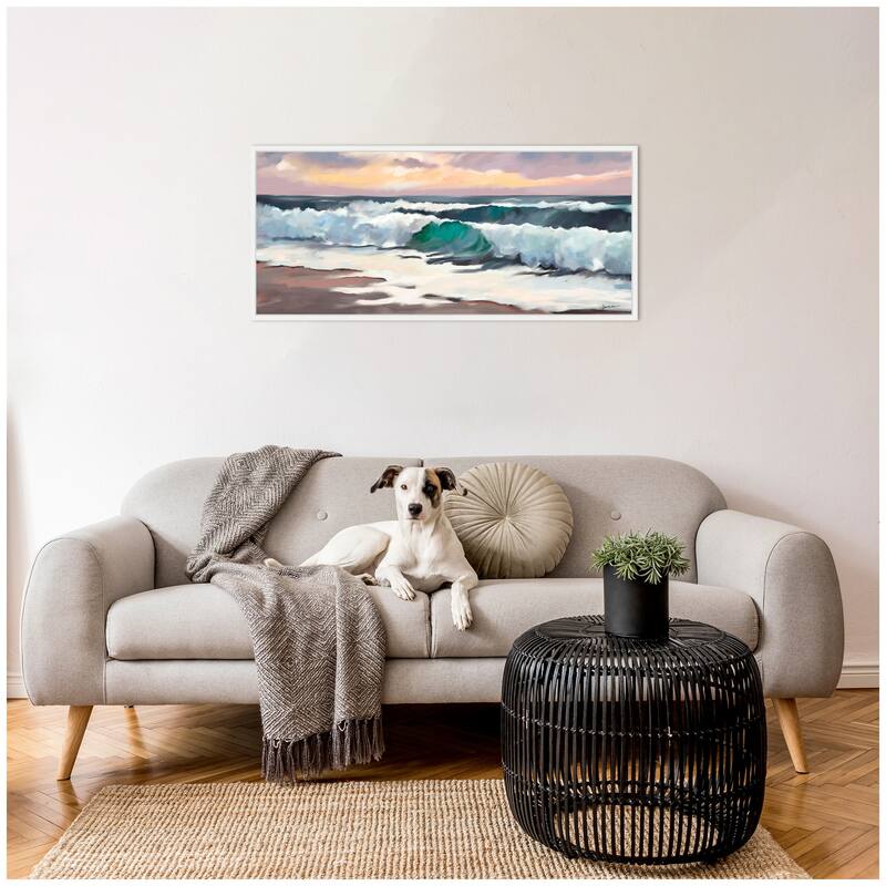 Kate and Laurel Sylvie roll tide Framed Canvas by Mary Sparrow