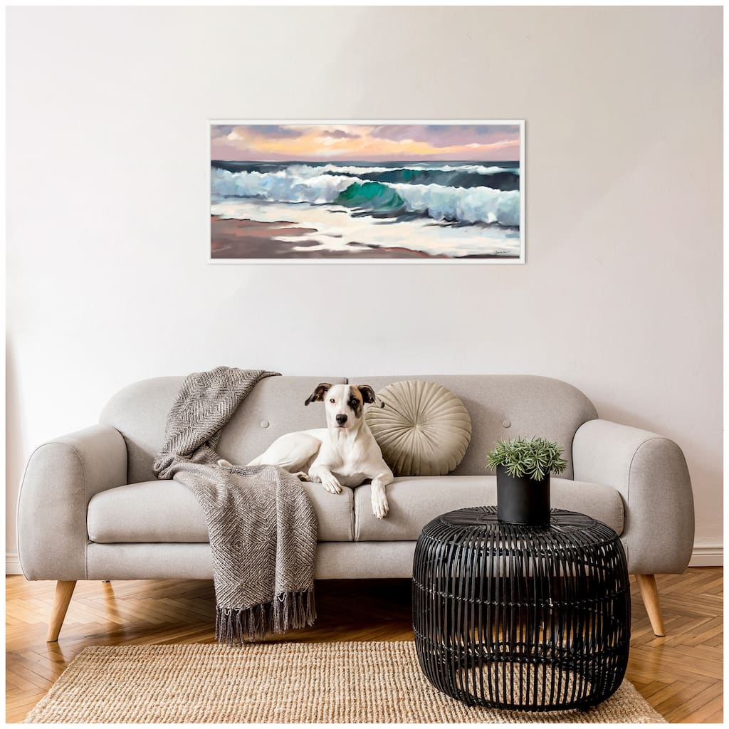 Kate and Laurel Sylvie roll tide Framed Canvas by Mary Sparrow