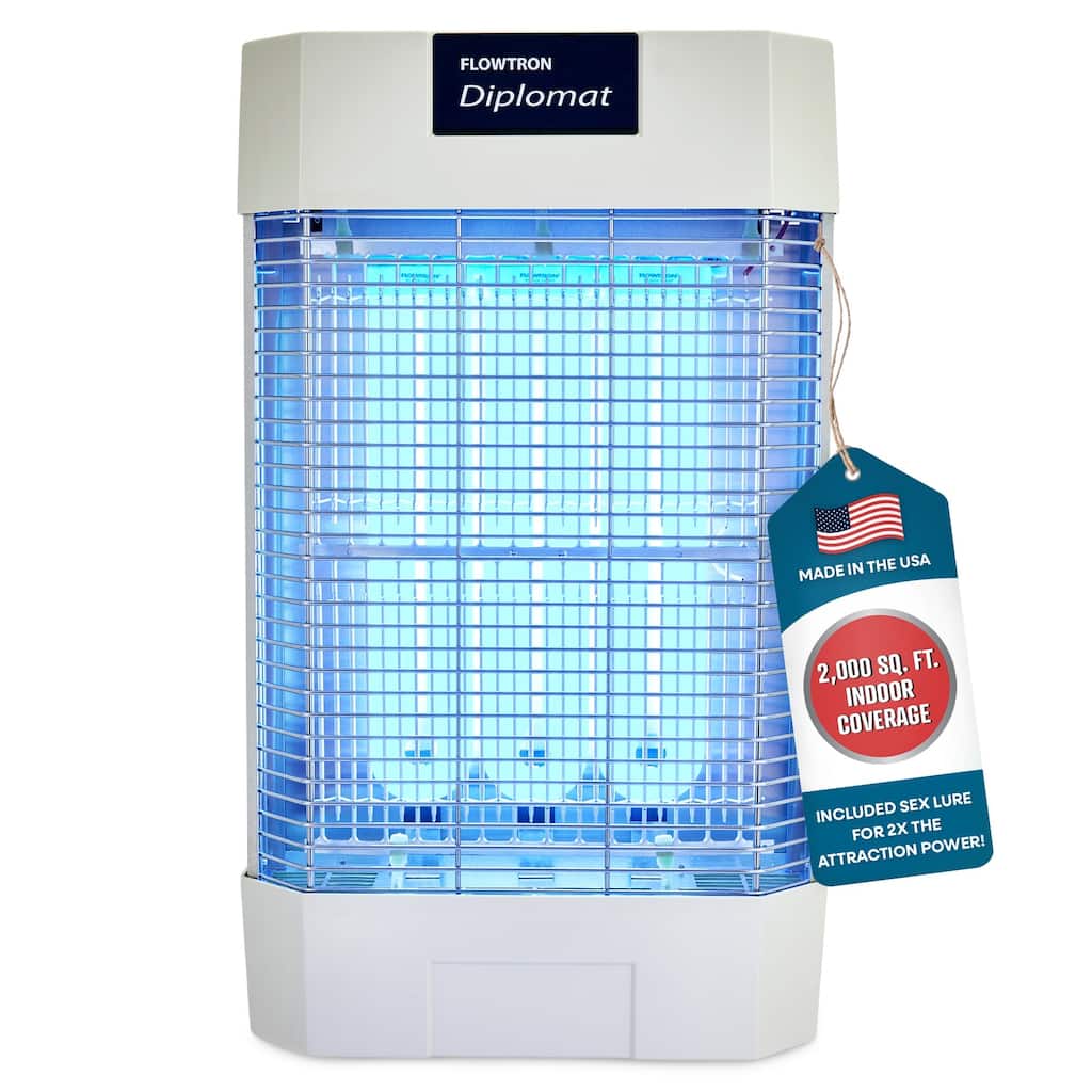 Flowtron Indoor Bug Zapper Electric Insect Killer 120W UV Pheromone Lure 2000 Sq Ft UL Certified