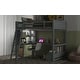 preview thumbnail 8 of 30, Full Size Loft Bed with Built-in L-Shaped Desk, LED Shelf Lighting, USB Charging Ports & Storage Bench, Drawers and Shelves
