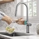 preview thumbnail 44 of 149, Kraus 2-Function 1-Handle 1-Hole Pulldown Sprayer Brass Kitchen Faucet KTF-3101 - 19 7/8" Height (Oletto Touch Faucet) - SFS - Spot Free Stainless Steel